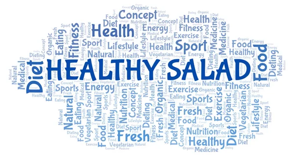 Healthy Salad word cloud. — Stock Photo, Image