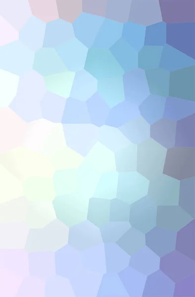 Abstract illustration of blue, green and red Big Hexagon background