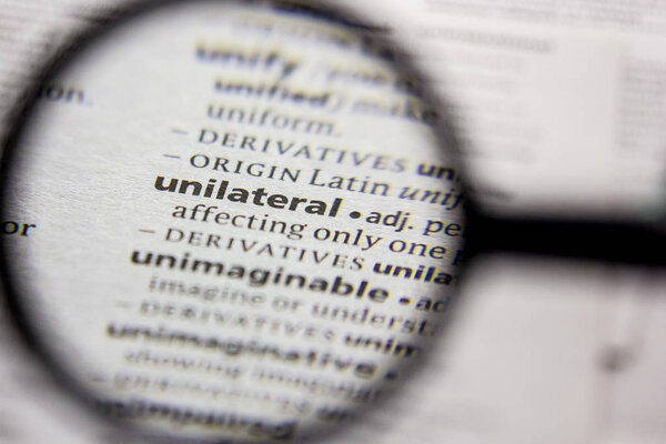 Слово или фраза Односторонний в словаре
.