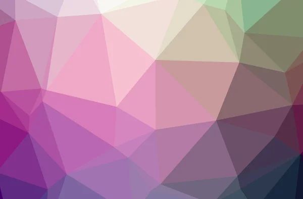 Illustration of abstract Pink horizontal low poly background. Beautiful polygon design pattern.