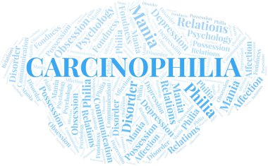 Karsinophia kelime bulutu. Philia türü.