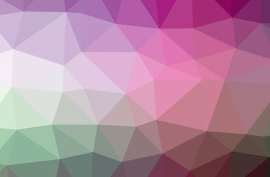 Soyut pembe yatay düşük Poli arka plan resmi. Güzel çokgen tasarım deseni. 