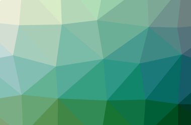 İllüstrasyon soyut mavi, yeşil yatay düşük Poli arka plan. Güzel çokgen tasarım deseni. 