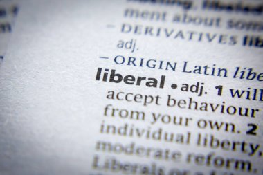 Sözlükte Liberal sözcük veya tümcecik.