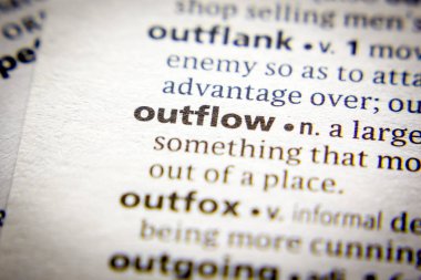 Sözlükteki sözcük veya tümcecik Çıkışı.