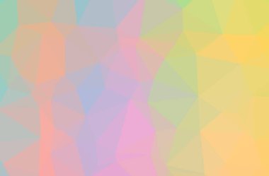 Soyut mavi, turuncu, sarı yatay düşük Poli arka plan resmi. Güzel çokgen tasarım deseni. 