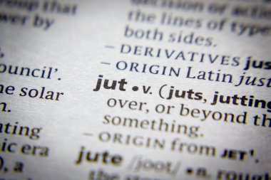 Sözlükte Kelime veya tümcecik Jut.