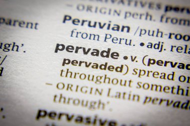 Sözlükte Pervade sözcüğü veya tümceciği.