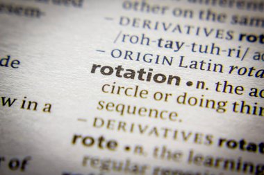 Sözlükte Sözcük veya tümcecik Döndürme.