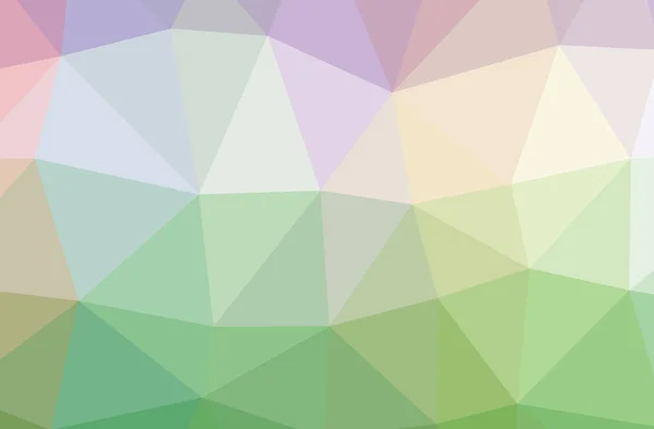 Иллюстрация абстрактного зеленого, фиолетового, желтого горизонтального низкого поли фона. Красивый рисунок многоугольника . — стоковое фото