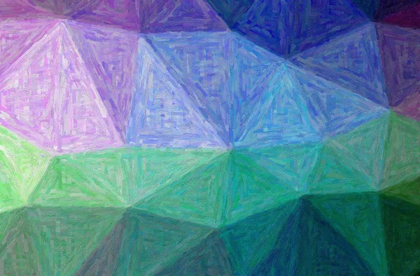 Mavi ve yeşil renkli Impasto arkaplanının soyut çizimi — Stok fotoğraf