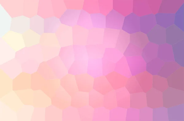 Abstract illustration of pink Big Hexagon background — Stock Photo, Image