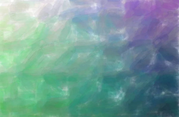 Mavi ve yeşil suluboya arkaplanının soyut çizimi — Stok fotoğraf