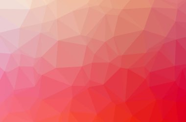 Soyut kırmızı yatay düşük Poli arka plan resmi. Güzel çokgen tasarım deseni. 