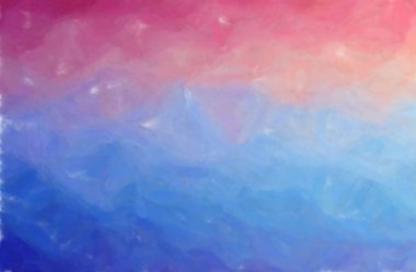 Mavi ve mor suluboya arkaplanının soyut çizimi