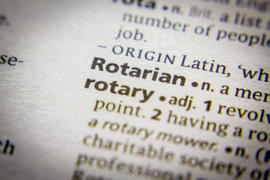 Sözlükte kelime veya deyim Rotarian.