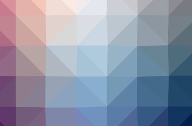 Mavi, yeşil ve kırmızı yatay düşük Poli arka plan resmi. Güzel çokgen tasarım deseni. 