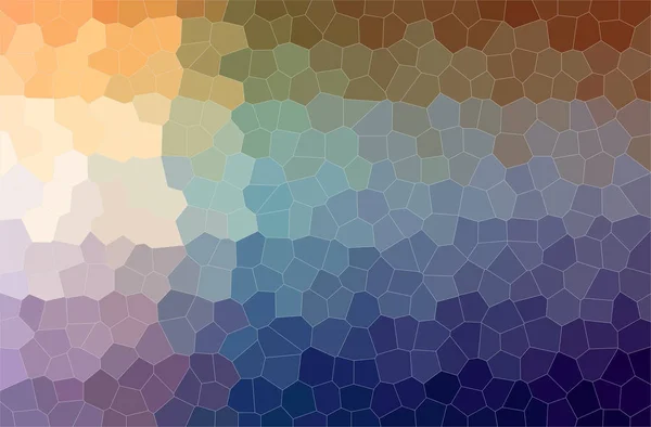Illustration abstraite du fond bleu et violet du Petit Hexagone — Photo
