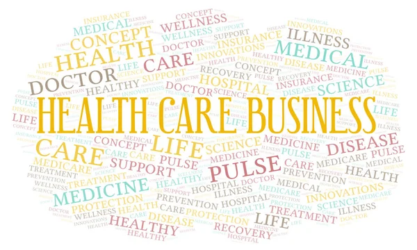 Soins de santé Business word cloud . — Photo