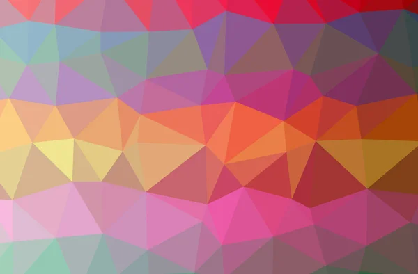 Illustration of abstract Green, Pink, Yellow horizontal low poly background. Beautiful polygon design pattern. — Stock Photo, Image