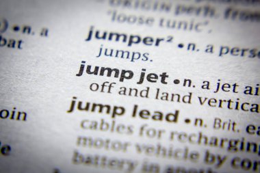 Sözlükte Word veya tümcecik Atlama jeti.