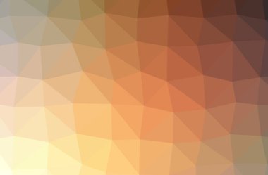 Soyut turuncu yatay düşük Poli arka plan resmi. Güzel çokgen tasarım deseni. 