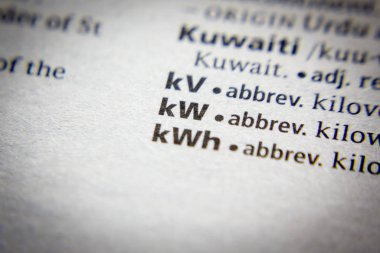 Sözlükteki sözcük veya tümcecik kw.