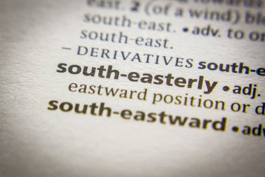 Sözlükte Güney-doğulu sözcük veya tümcecik.