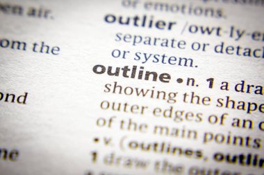 Sözlükteki sözcük veya tümcecik Anahat.