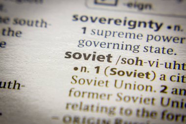 Sözlükte Sözcük veya deyim Sovyet.