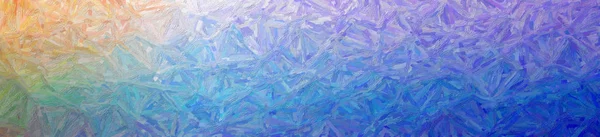 Αφηρημένη απεικόνιση του μπλε και μοβ Πολύχρωμο φόντο Impasto — Φωτογραφία Αρχείου