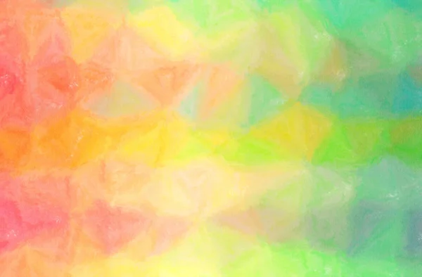 Abstrakt illustration av grön, röd, gul Vax krita bakgrund — Stockfoto
