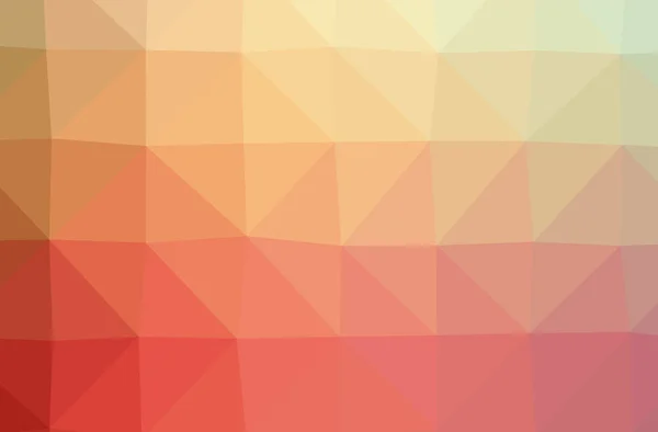 Illustration de fond abstrait orange, rose, rouge horizontal bas poly. Magnifique motif polygone . — Photo