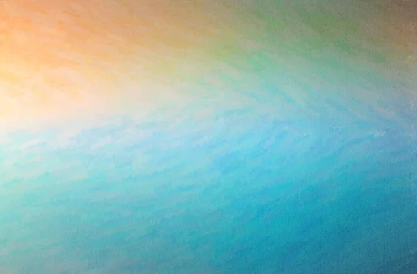 Ilustrasi abstrak dengan latar belakang Wax Crayon berwarna biru dan jingga — Stok Foto