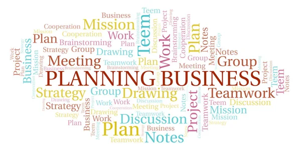 Planning Business word cloud. — Stock Photo, Image