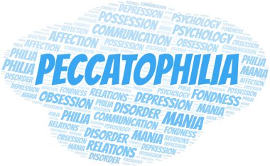 Pekcatophilia kelime bulutu. Philia Türü.