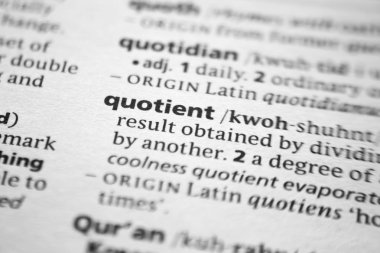 Sözlükteki sözcük veya tümcecik Bölüm.