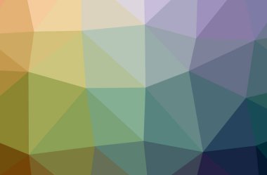 Mavi ve yeşil yatay düşük Poli arka plan resmi. Güzel çokgen tasarım deseni. 