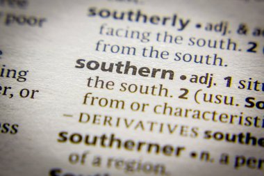 Sözlükte Sözcük veya Güney tümcesi.