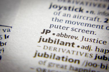 Sözlükte Sözcük veya tümcecik Jp.