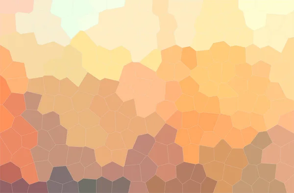 Illustration abstraite de fond hexagonal brun, orange — Photo