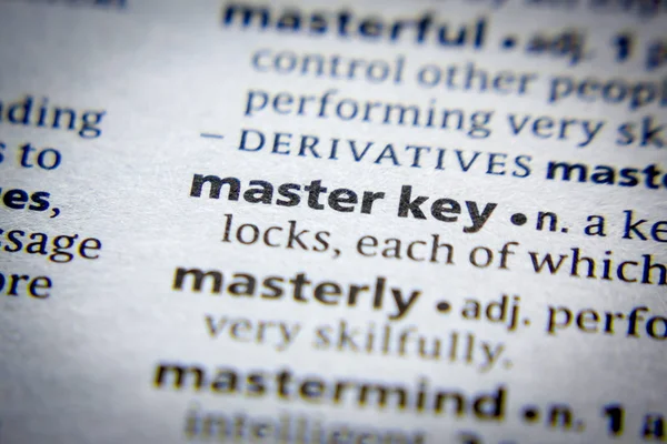 Sözlükteki sözcük veya tümcecik Ana anahtarı.