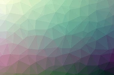 Soyut yeşil yatay düşük Poli arka plan resmi. Güzel çokgen tasarım deseni. 