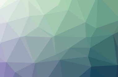 Mavi ve yeşil yatay düşük Poli arka plan resmi. Güzel çokgen tasarım deseni. 