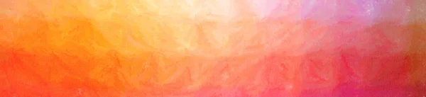Turuncu Balmumu Boya arka planının soyut çizimi — Stok fotoğraf