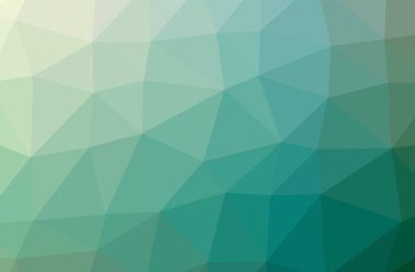 İllüstrasyon soyut mavi, yeşil yatay düşük Poli arka plan. Güzel çokgen tasarım deseni. 