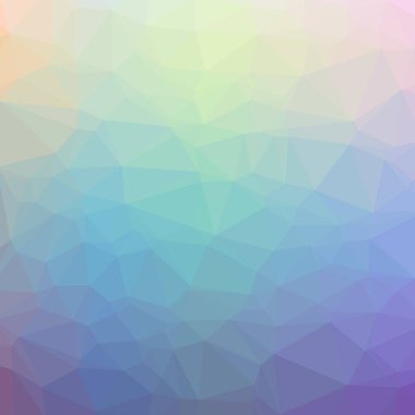 Soyut düşük poli mavi kare arka plan resmi.