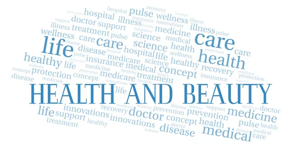 Health And Beauty word cloud. — Stock Photo, Image