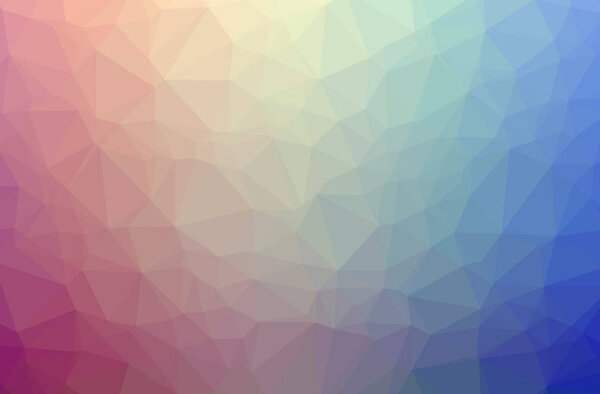 Иллюстрация абстрактного синего, зеленого, розового, красного горизонтального низкого поли фона. Красивый рисунок многоугольника
. 