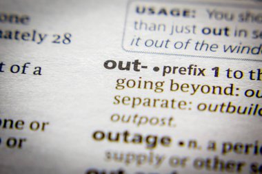 Sözlükte Sözcük veya tümcecik Çıktı.